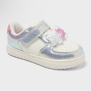Cat & Jack Shimmering Silver Kids' Sneakers